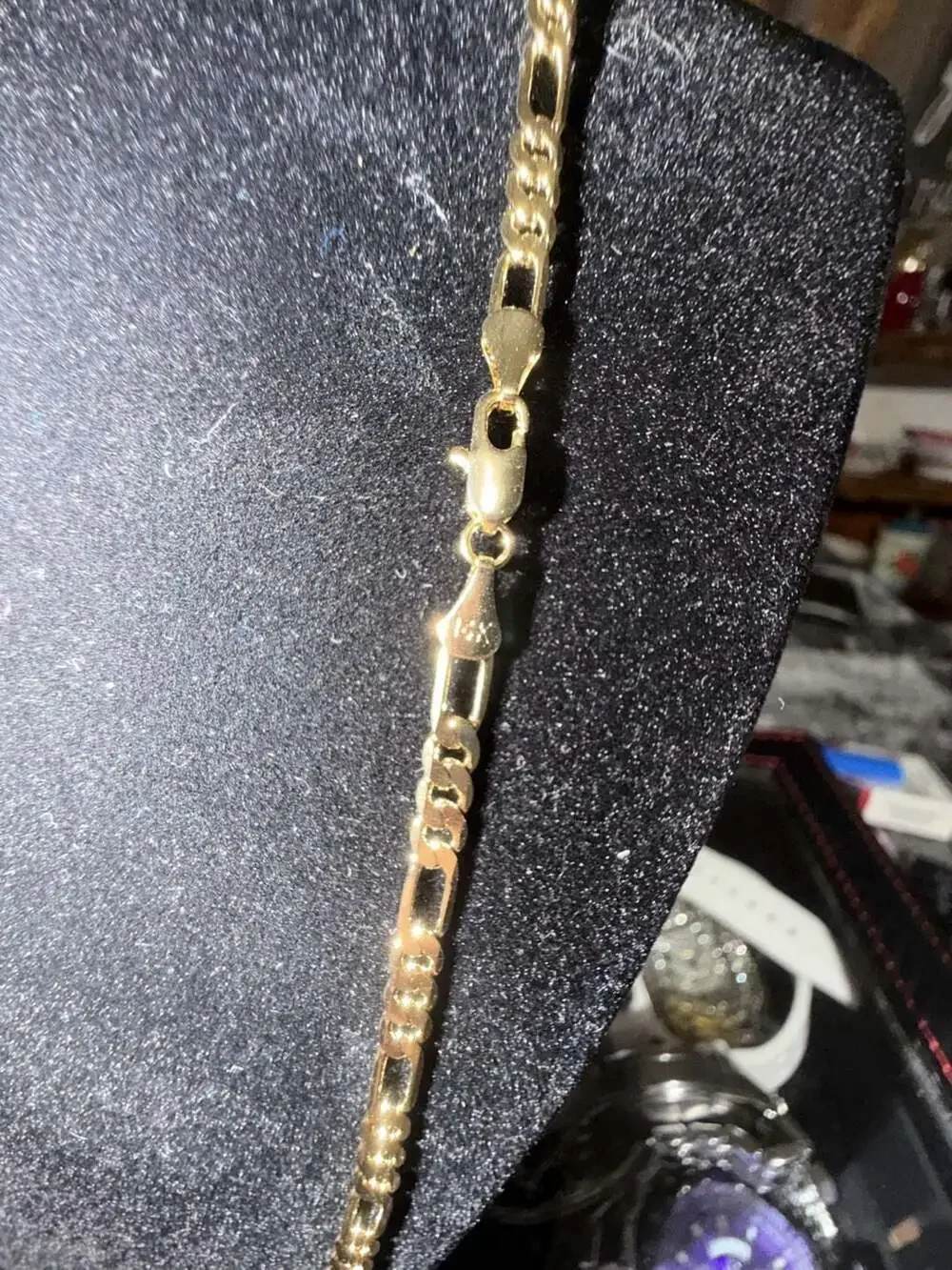 14k gold thermal infused over brass 20 inch 3mm rope chain